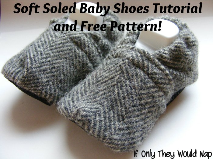 baby shoes tutorial
